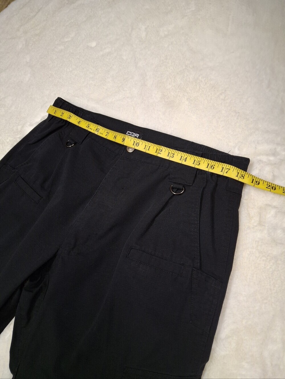 CQR Tlp-104 Lightweight Ripstop EDC Tactical Black Cargo Pants Men 36w X 30l - Picture 11 of 14